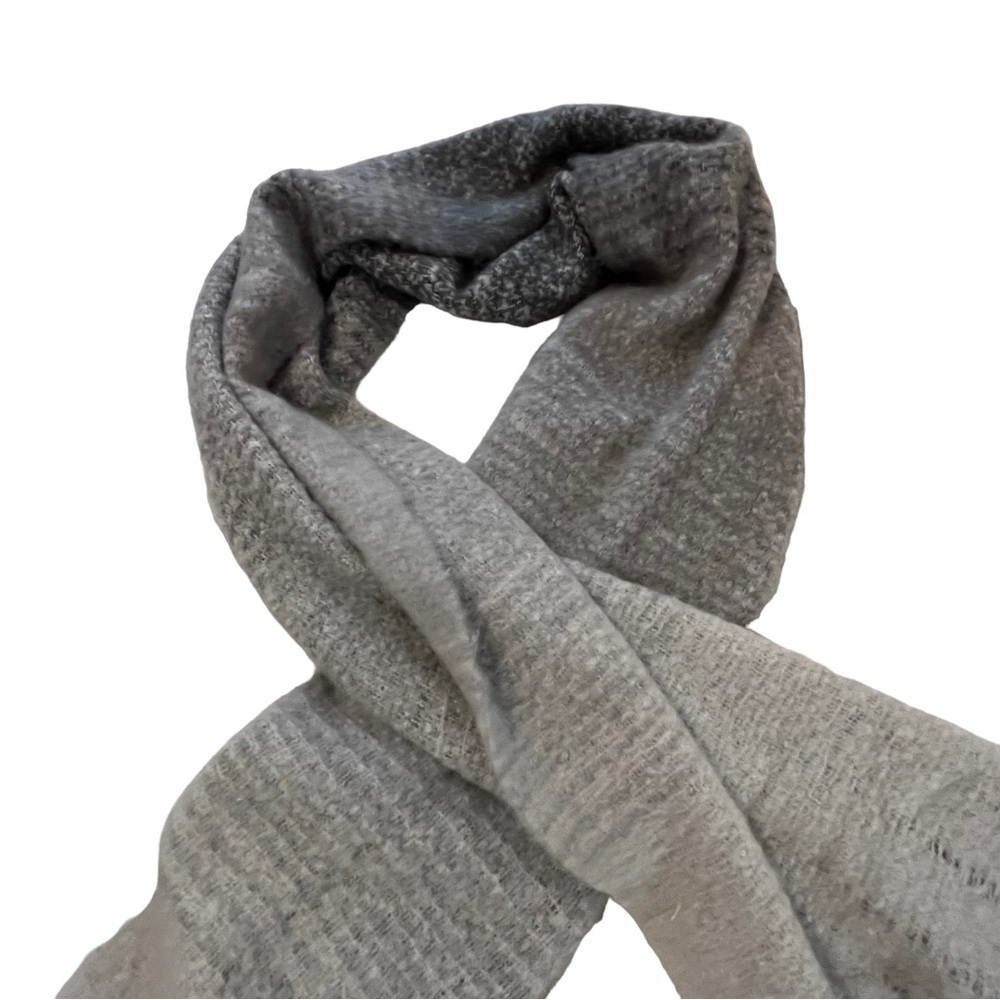 Anthropologie Mer Sea for Anthropologie Large Blanket Scarf Wrap Ombre gray OS - Picture 5 of 11